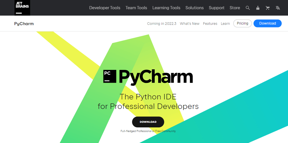 PyCharm - one of the best data analysis tools for Python