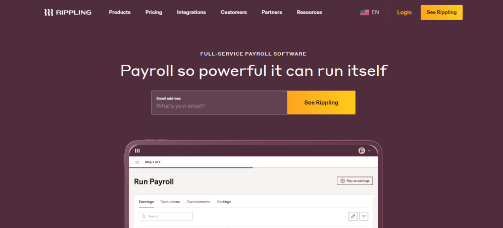 one of the best payroll management solutions for enterprises: Rippling